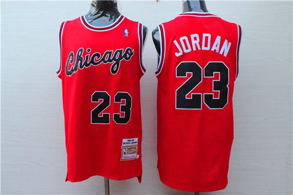 Men 2017 NBA Chicago Bulls #23 Jordan Red Nike jersey->->NBA Jersey